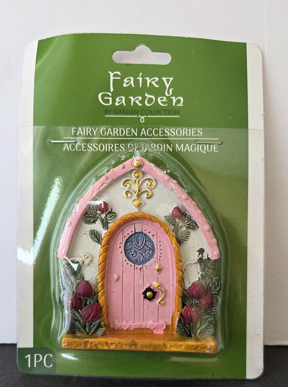 Pink Fairy Door Accessory Resin Fairy Garden Home Decor 3.5" x 2.75"
